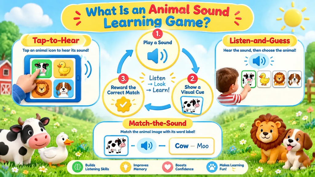 Kid-Friendly Best 3 Animal Sound Learning Games 3 What Is an Animal Sound Learning Game?