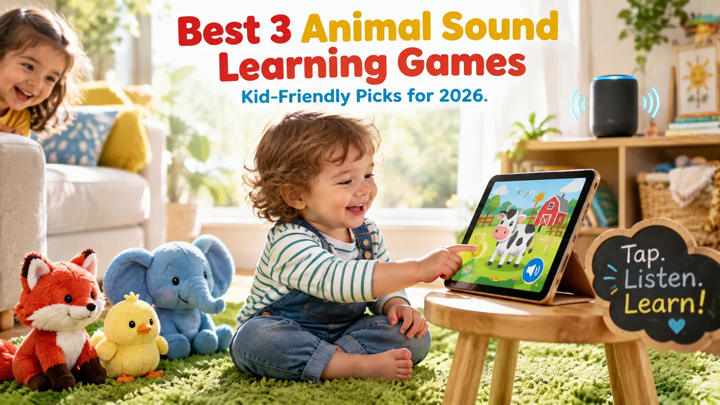 Kid-Friendly Best 3 Animal Sound Learning Games 2 Kid-Friendly Best 3 Animal Sound Learning Games