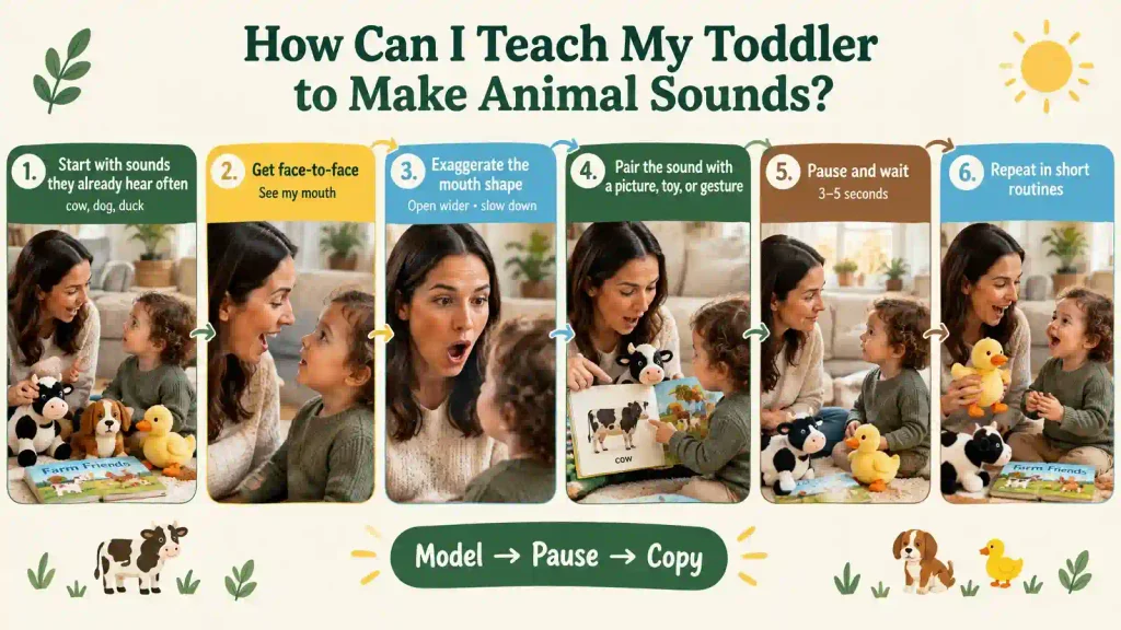 How to Mimic Animal Sounds for Kids 6 How Can I Teach My Toddler to Make Animal Sounds?