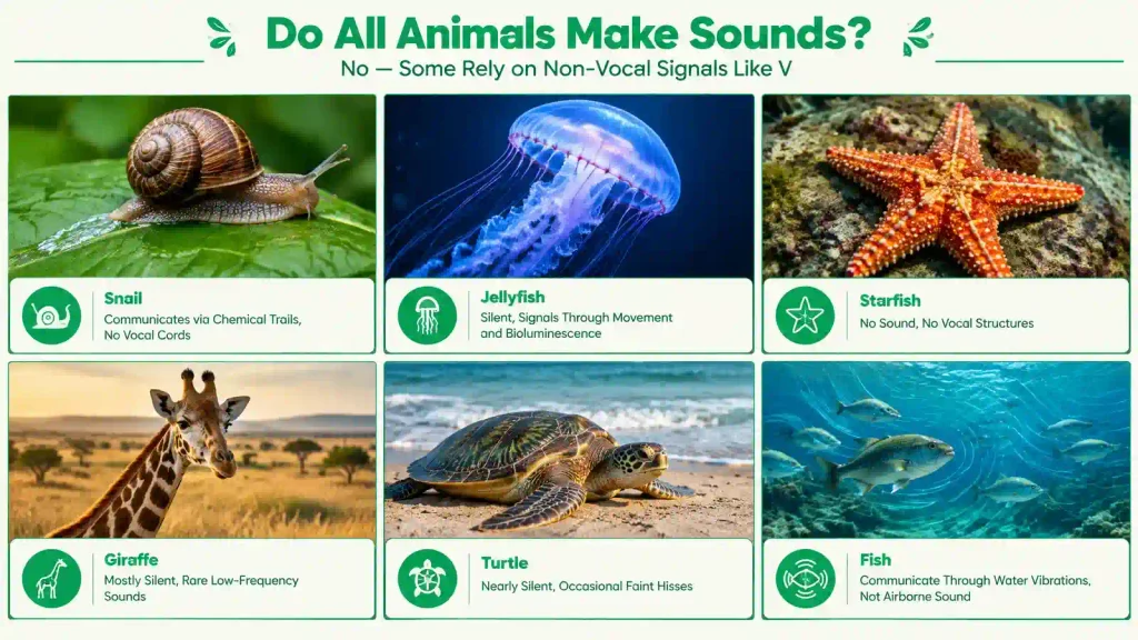 Do All Animals Make Sounds?
