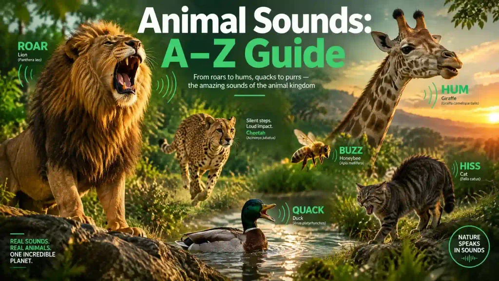 Animal Sounds: 100+ Noises Explained (A-Z Guide 2026)
